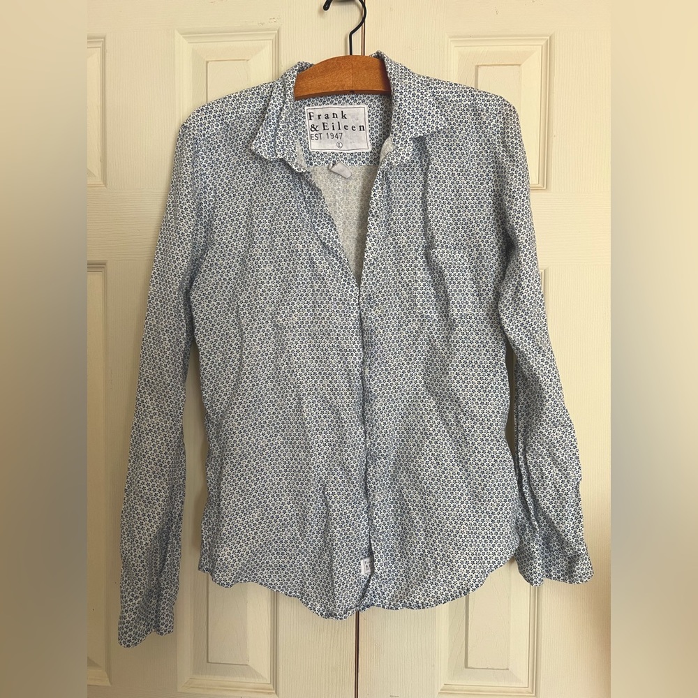 Frank & Eileen California-made Italian Linen Button Down